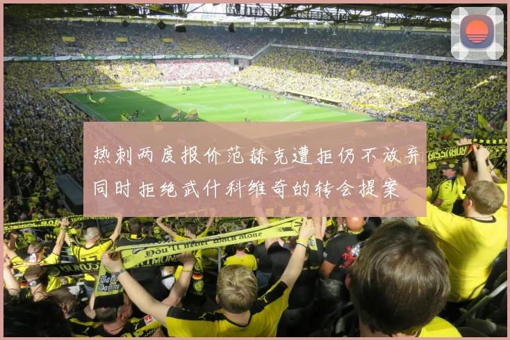 热刺两度报价范赫克遭拒仍不放弃同时拒绝武什科维奇的转会提案
